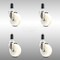 Service Caster 4 Inch 316SS Nylon Wheel Swivel 1-1/4 Inch Expanding Stem Caster Set SCC SCC-SS316EX20S414-NYS-114-4 - alternate 1
